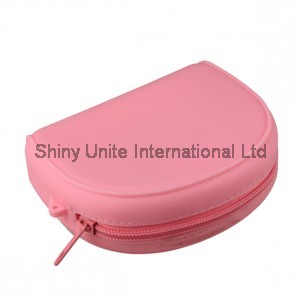 Silicone Coin Gift Purse with Zip Closure